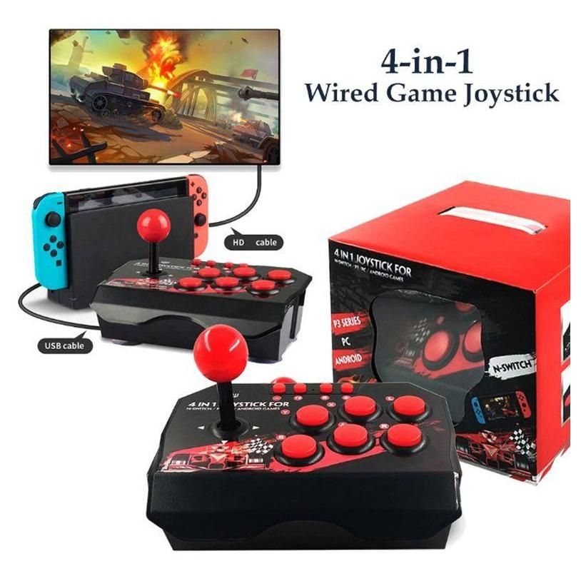 Joystick De Jeu Filaire Usb 4 En 1, Station D'arcade Rtro, Console De Jeux... - 3
