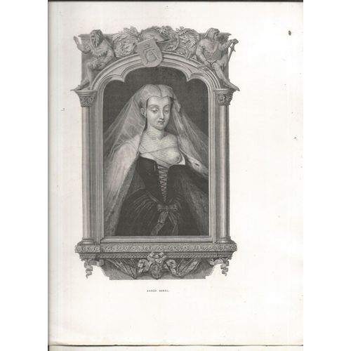 Gravure Agnes Sorel , Dessin De La Charlerie , Gravure Pannemaker , Format 33 X 23 ; Année 1890