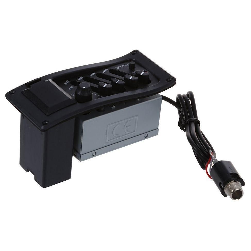 Amplificateur Egalisateur guitare Preamp 4-Band EQ 7545R Piezo Preampli Aco... - 5