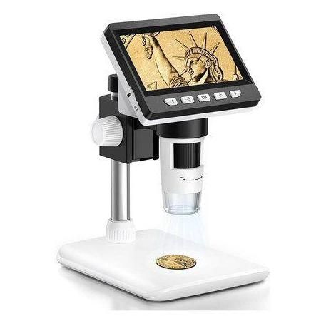 Microscope Numrique 1000x Avec cran Lcd 4,3'' - Compatible Avec Macos Et ...