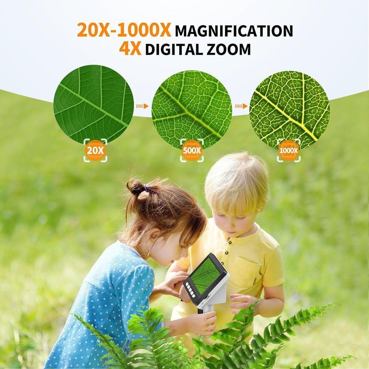 Microscope Numrique 1000x Avec cran Lcd 4,3'' - Compatible Avec Macos Et ... - 3