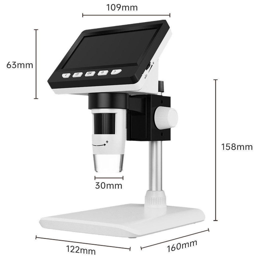 Microscope Numrique 1000x Avec cran Lcd 4,3'' - Compatible Avec Macos Et ... - 6