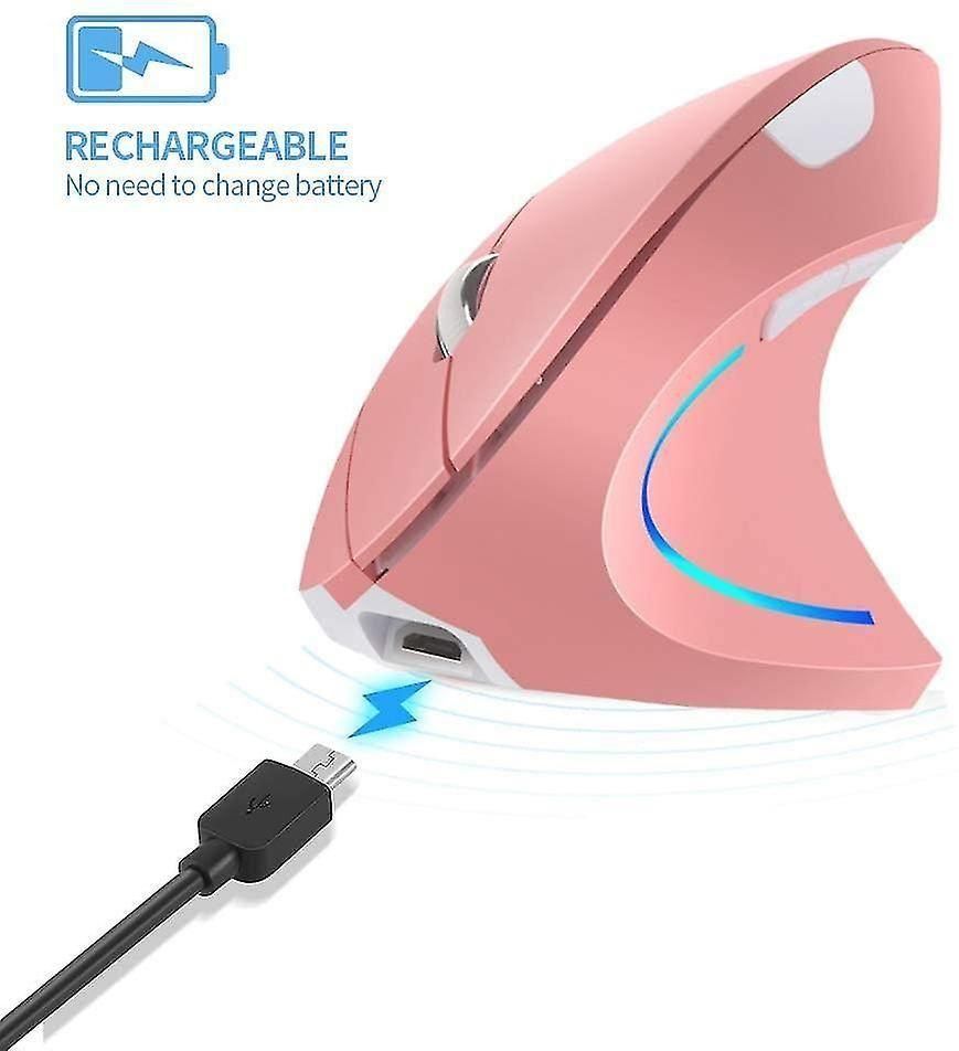Souris verticale, souris verticale rechargeable ergonomique sans fil 2,4 GH... - 2