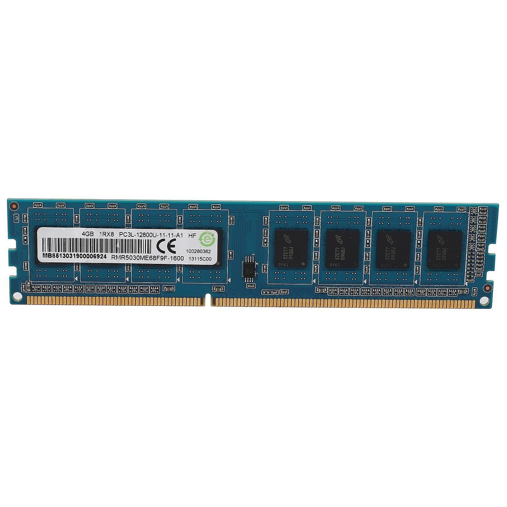 DDR3 4GB Mmoire de bureau 1RX8 PC3L-12800U 1600Mhz 240Pins 1.35V CL11 DIMM...