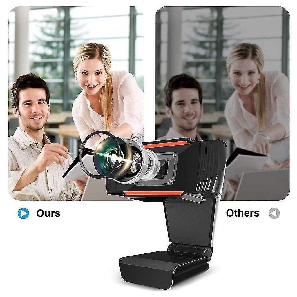 Webcam HD 1080P Cam�ra Web haute d�finition Plug & Play Micro int�gr� - 4