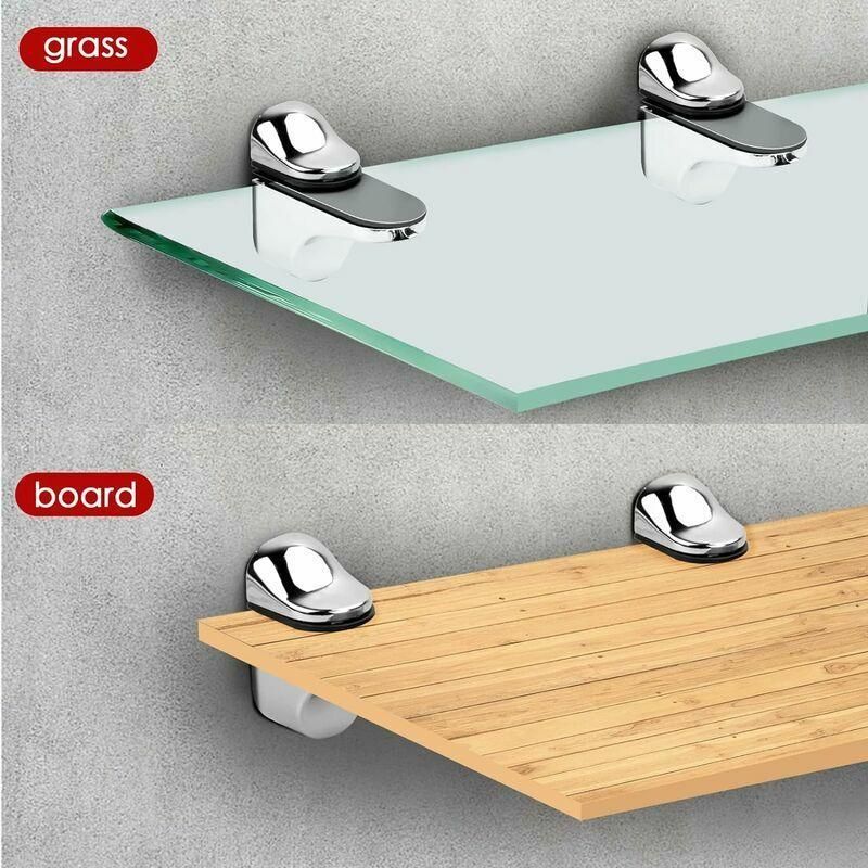 4Pcs Support de Tablette en Verre Rglables Pince  Verre en Alliage de Zin... - 5
