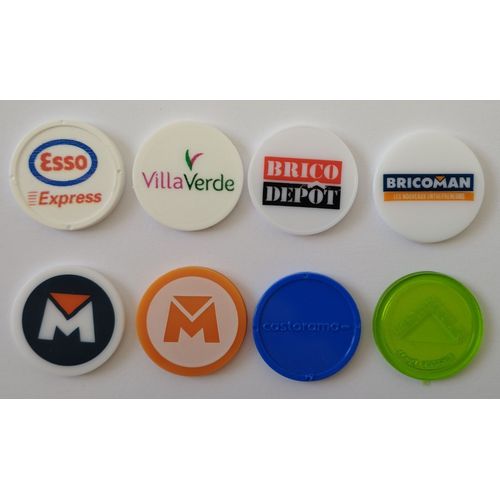 Lot 8 Jetons De Caddie - Jamaisservi