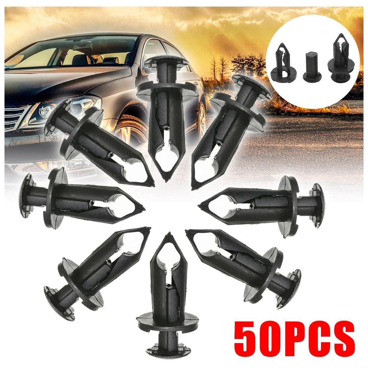 Jeu De Clips De Fixation En Plastique Pour Pare-Chocs Universel, Vis De Gar...