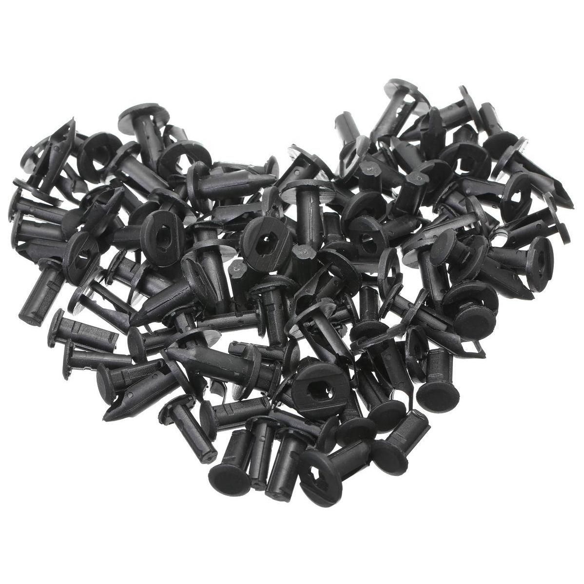 Jeu De Clips De Fixation En Plastique Pour Pare-Chocs Universel, Vis De Gar... - 2