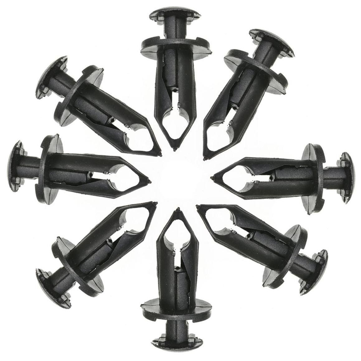 Jeu De Clips De Fixation En Plastique Pour Pare-Chocs Universel, Vis De Gar... - 4