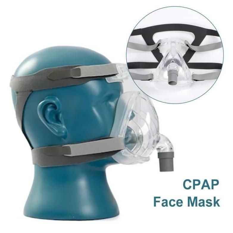 F1b - M - Masque Facial Bmc Cpap Automatique, Avec Couvre-Chef Gratuit, Bla... - 3