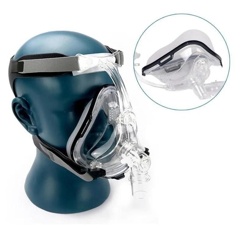 F1b - M - Masque Facial Bmc Cpap Automatique, Avec Couvre-Chef Gratuit, Bla... - 4
