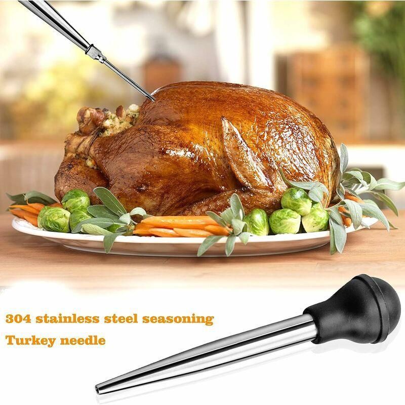 Poires  Sauce En Acier Inoxydable 304 Et Caoutchouc, Poire  Jus Pipette C... - 2