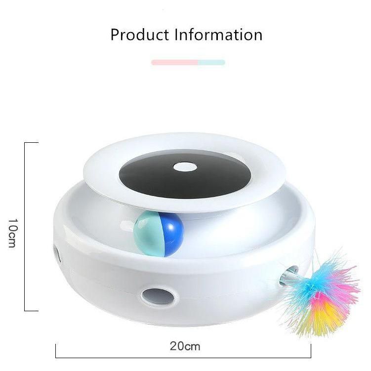 Jouet Chat Interactif, Jouet Chat Intelligent, Pistes D'embuscade Et De Bal...