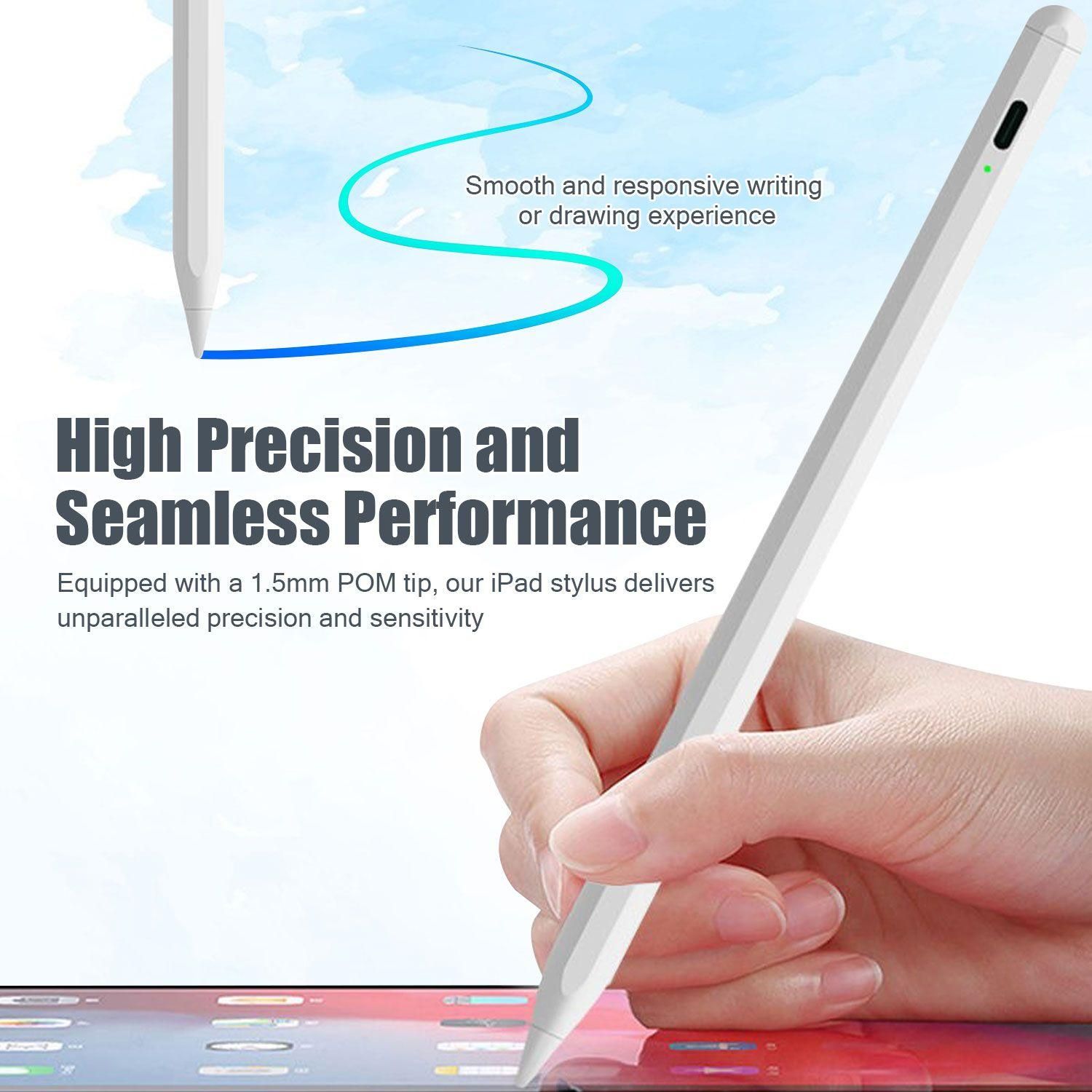 Stylet Pour Ipad 2018-2023 Blanc - 6