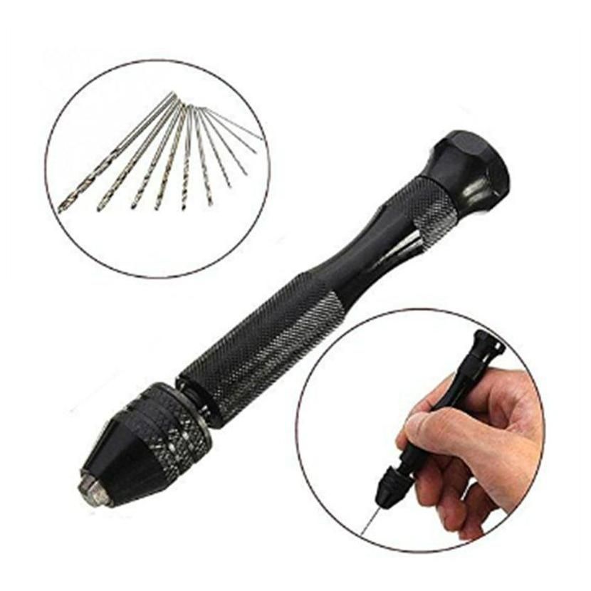 Perceuse � main avec 10 m�ches diff�rentes Le noir