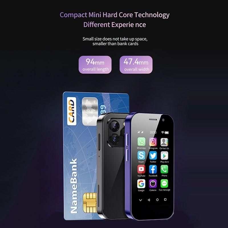 Mini-smartphone SOYES XS14 Pro 4G-LTE 3 Go + 32 Go Android 9.0 Quadcur 3,0 ... - 3