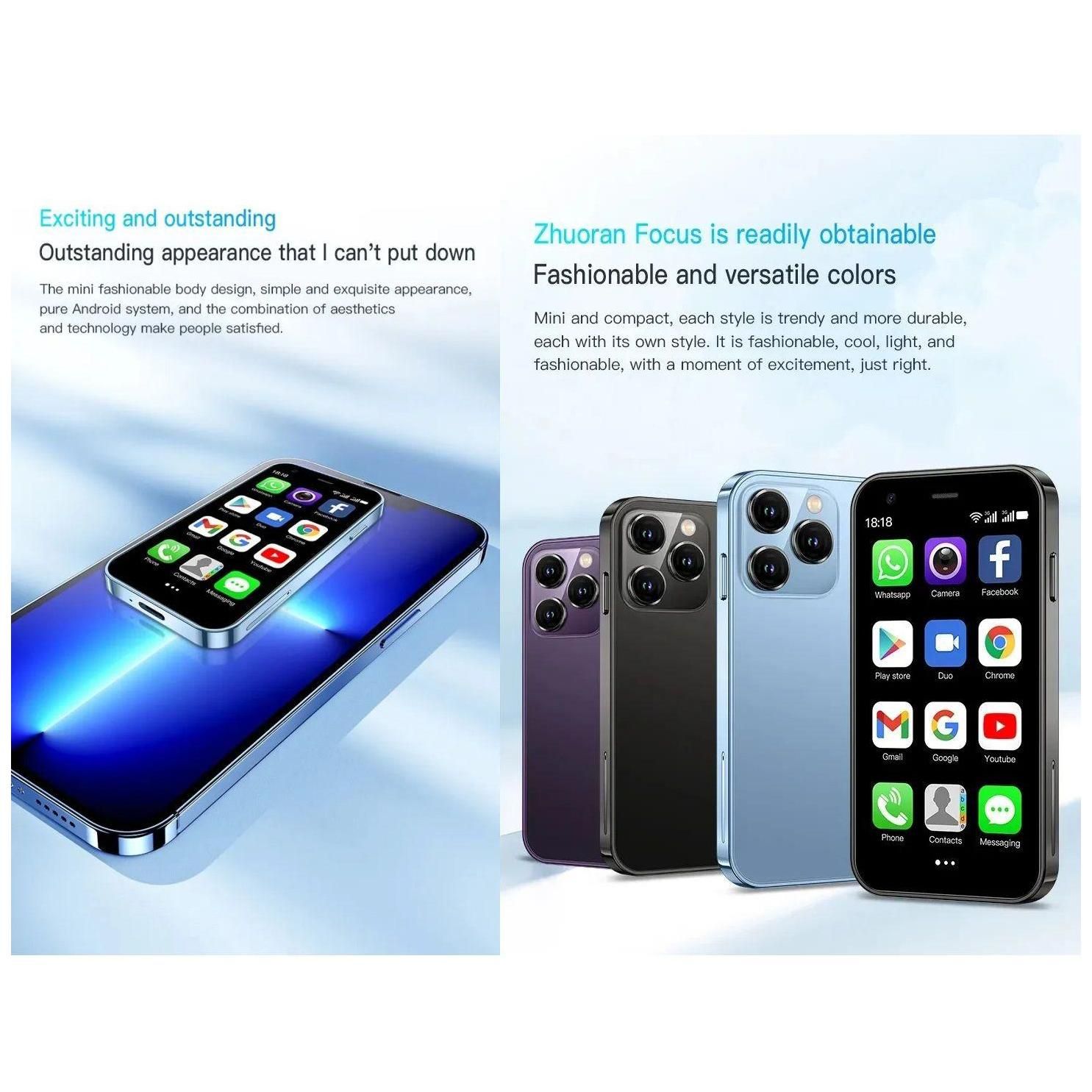 SOYES XS15 Mini tlphone intelligent cran de 3,0 pouces 2 Go de RAM 16 Go... - 5