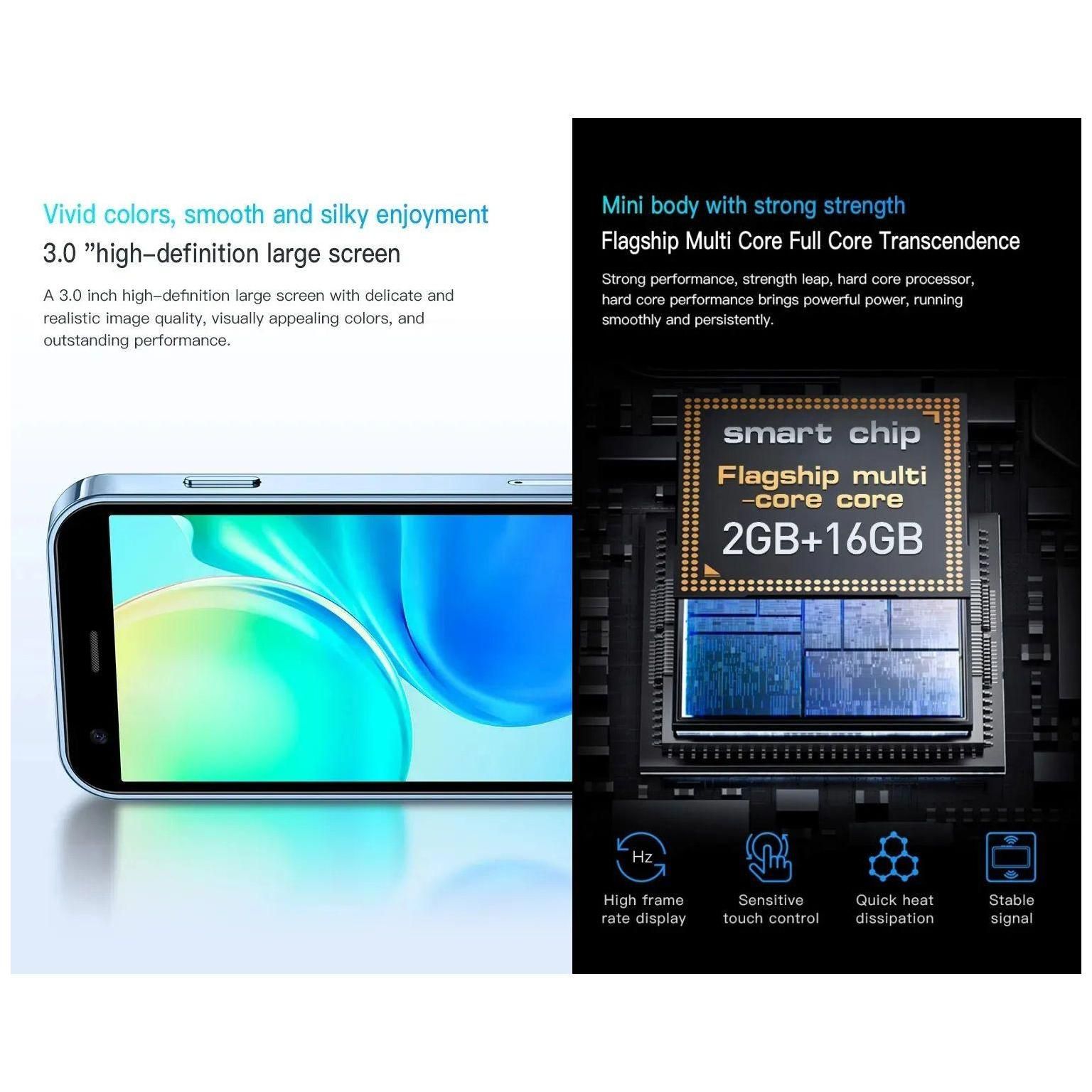 SOYES XS15 Mini tlphone intelligent cran de 3,0 pouces 2 Go de RAM 16 Go... - 6