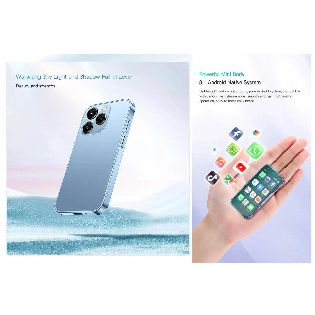 SOYES XS15 Mini tlphone intelligent cran de 3,0 pouces 2 Go de RAM 16 Go... - 7