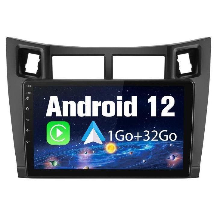 Awesafe Autoradio Android 12 Pour Toyota Yaris Xp90 (2005-2012), 1go+32go 9...