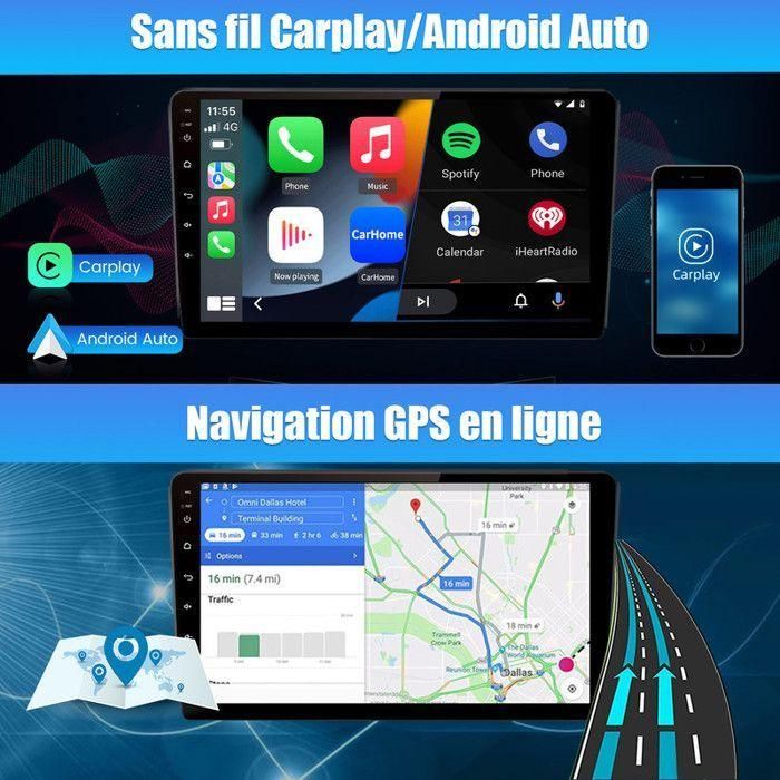 Awesafe Autoradio Android 12 Pour Toyota Yaris Xp90 (2005-2012), 1go+32go 9... - 2