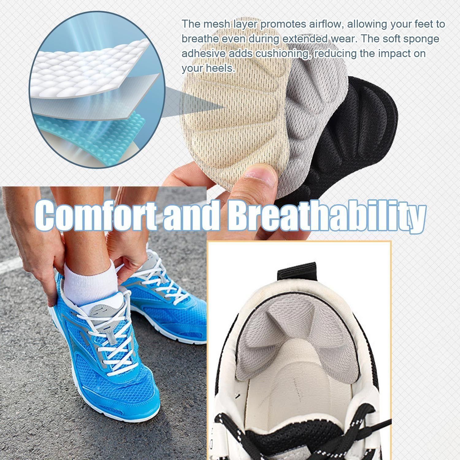 Protection Talon / Inserts Chaussures 3 Paires - 2