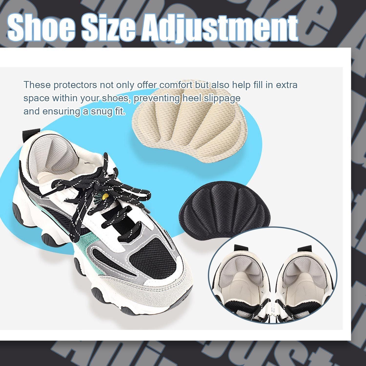 Protection Talon / Inserts Chaussures 3 Paires - 5