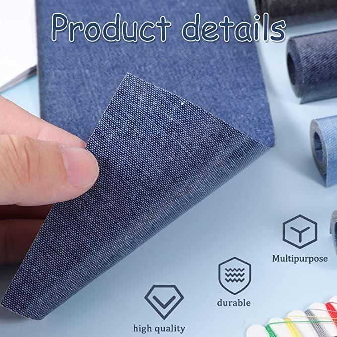 Patchs Thermocollants 20 Pcs Bleu - 4