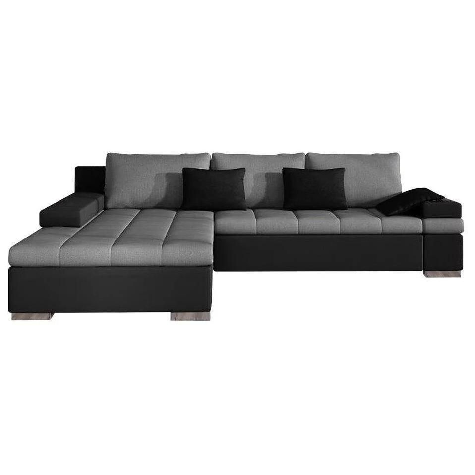 Canap D'angle Comfivo 113, Gris, Fonction De Couchage, 310x175x83cm