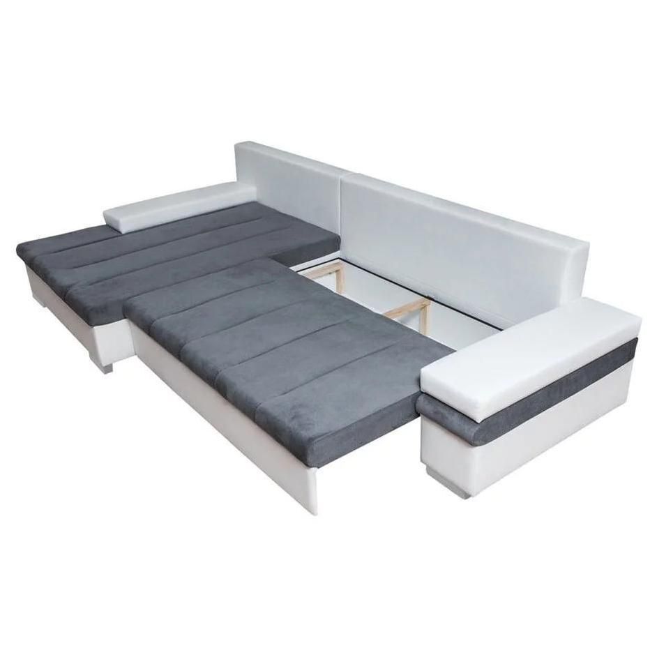 Canap D'angle Comfivo 113, Gris, Fonction De Couchage, 310x175x83cm - 5