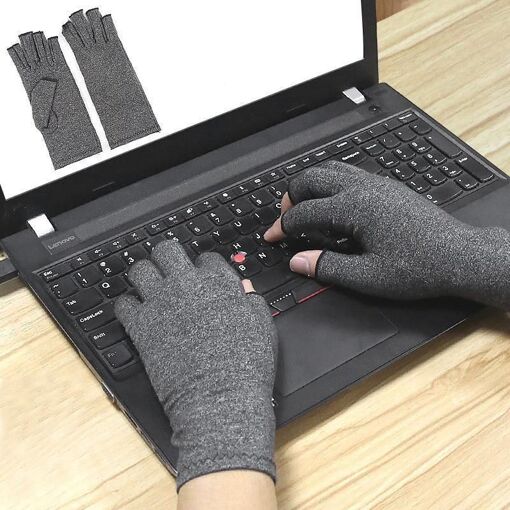 Gants Chaleur Inf Gants De Compression Contre L'arthrite Gris S - 3