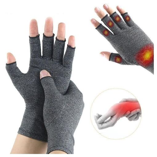 Gants Chaleur Inf Gants De Compression Contre L'arthrite Gris S - 7