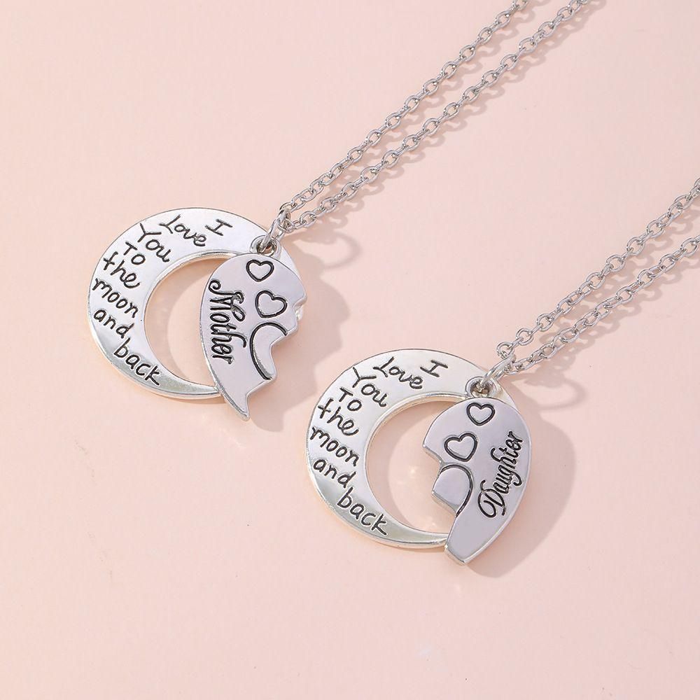 Colliers Pour M�re Et Fille 2-Pack Argent - 3