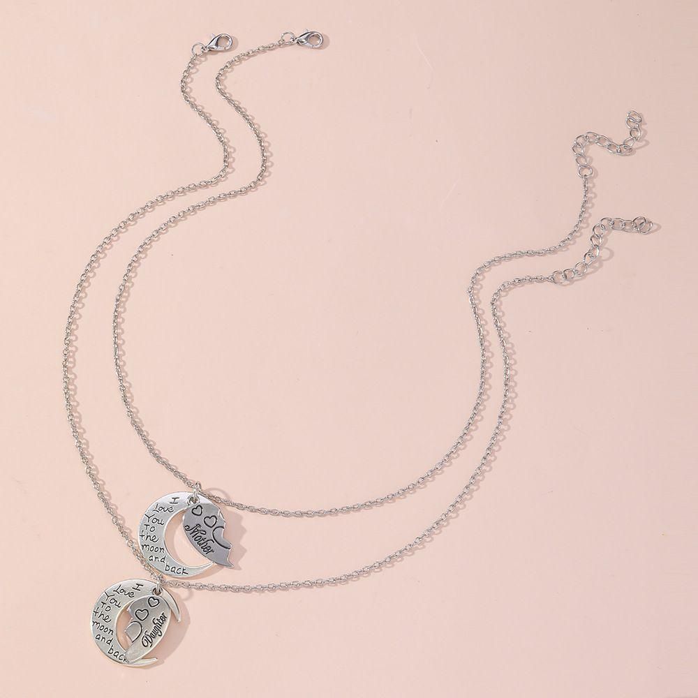 Colliers Pour M�re Et Fille 2-Pack Argent - 6