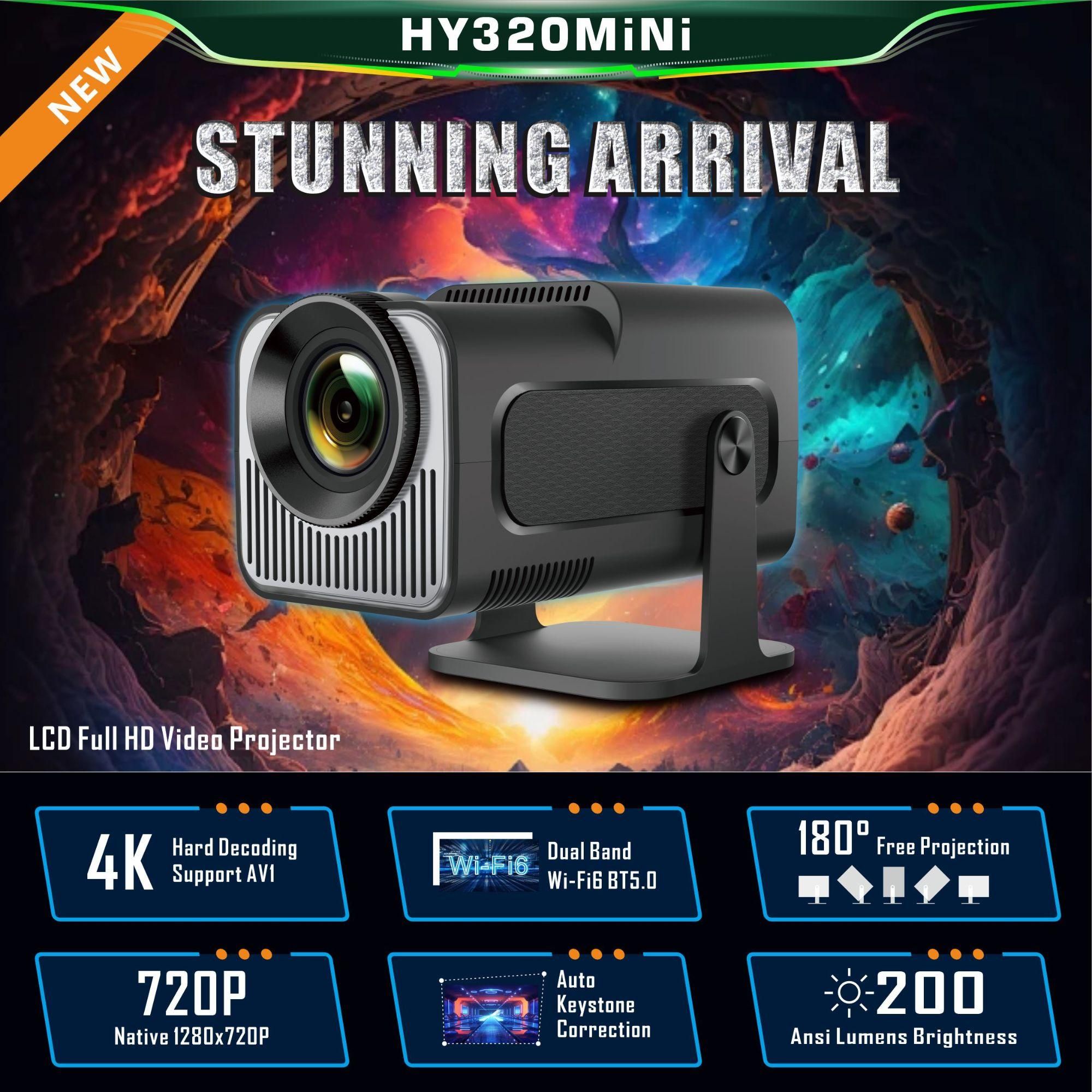 ISINBOX Vidoprojecteur Portable - Android 11 1080P - Full HD 4K Wifi6 Blue... - 3