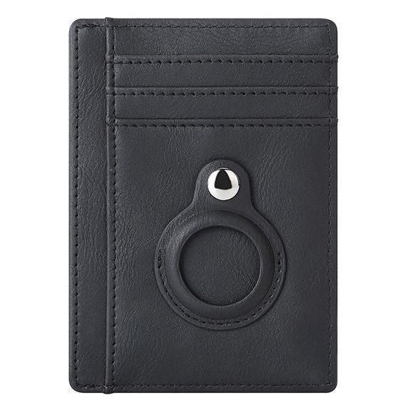 Porte-Carte Avec Blocage Du Signal Rfid Et Support Airtag Le Noir