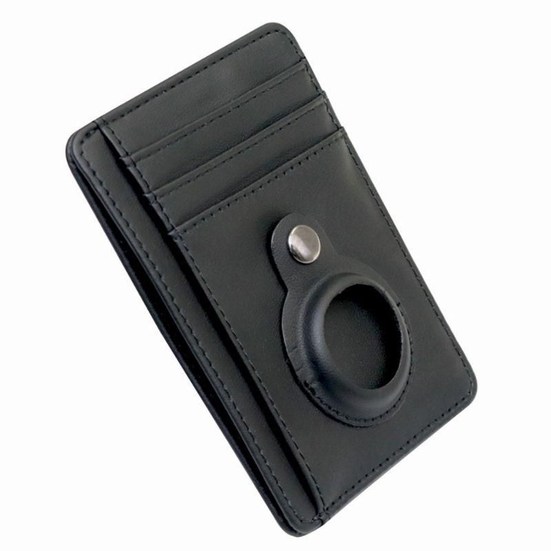 Porte-Carte Avec Blocage Du Signal Rfid Et Support Airtag Le Noir - 3