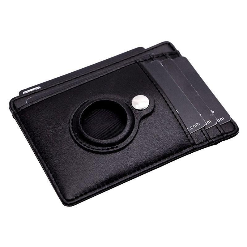 Porte-Carte Avec Blocage Du Signal Rfid Et Support Airtag Le Noir - 5