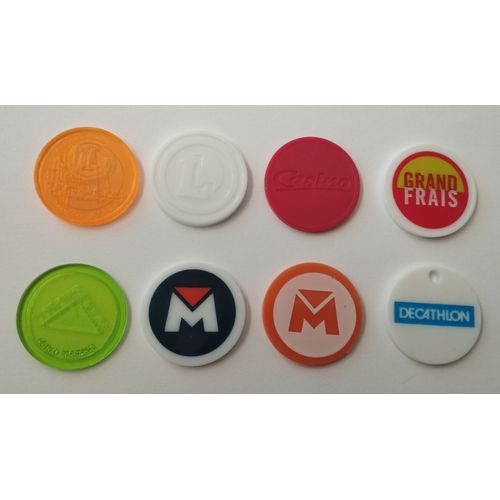 Lot 8 Jetons De Caddie - Jamais Servi