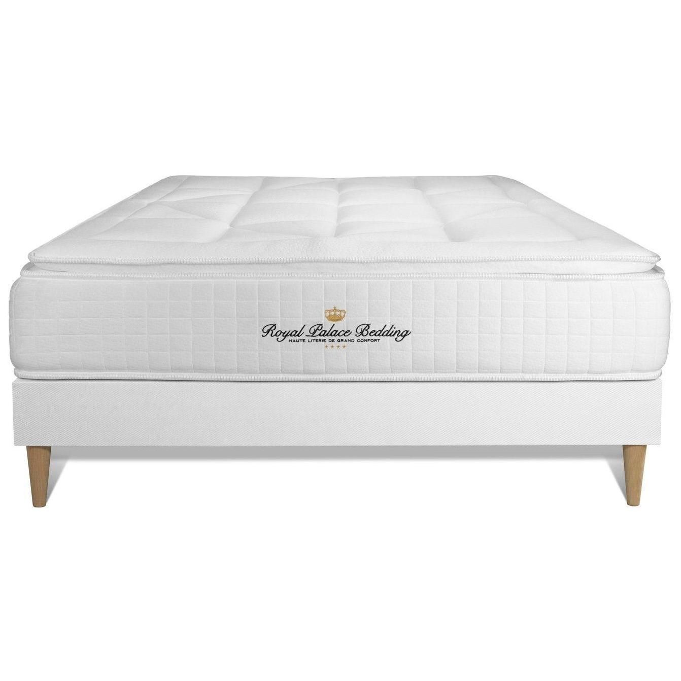 Ensemble Matelas Ressorts Ensaches + Memoire De Forme Maxi Epaisseur George... - 2