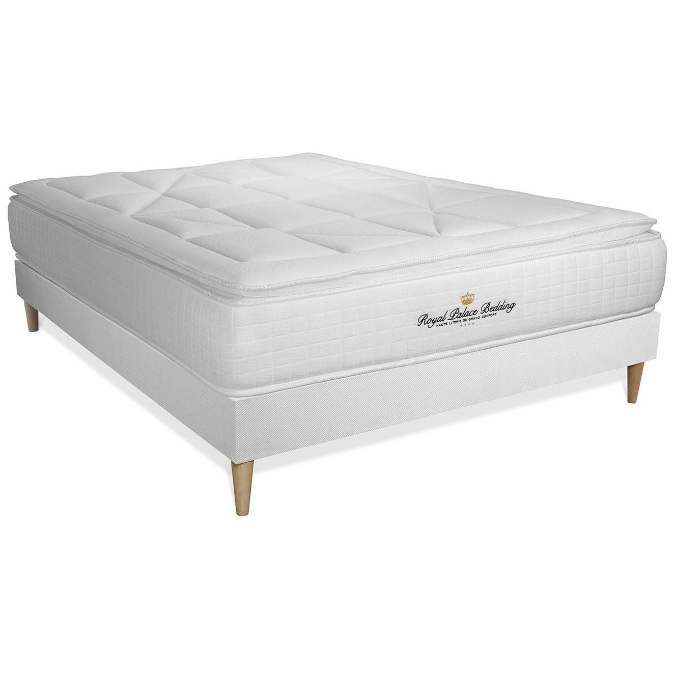 Ensemble Matelas Ressorts Ensaches + Memoire De Forme Maxi Epaisseur George... - 3