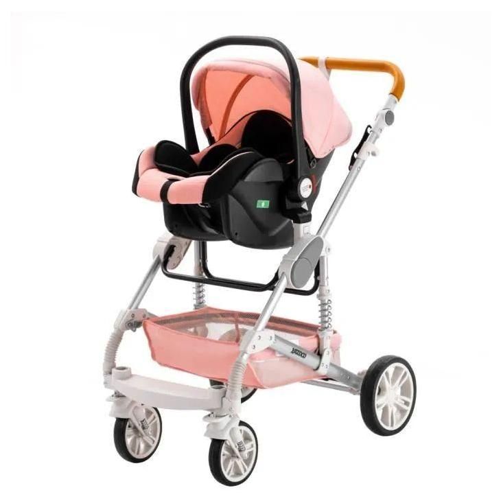 Poussette Combine 3 En 1 Sige-Auto Nacelle Trio Rversible Rglable Haute... - 3