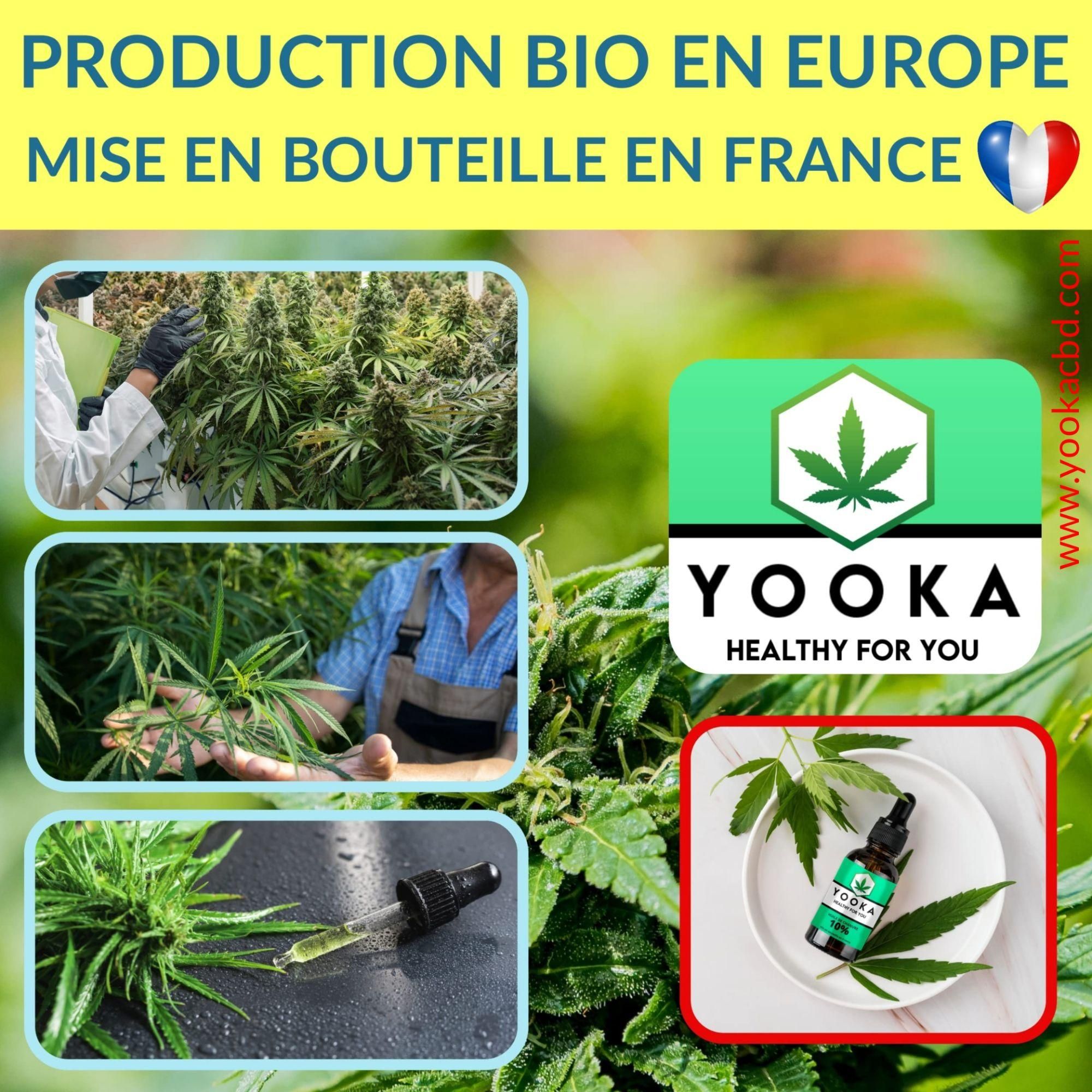 Yooka 20% Huile De Cbd Bio Flacon 10 Ml Huile Issue De L'agriculture Biolog... - 6