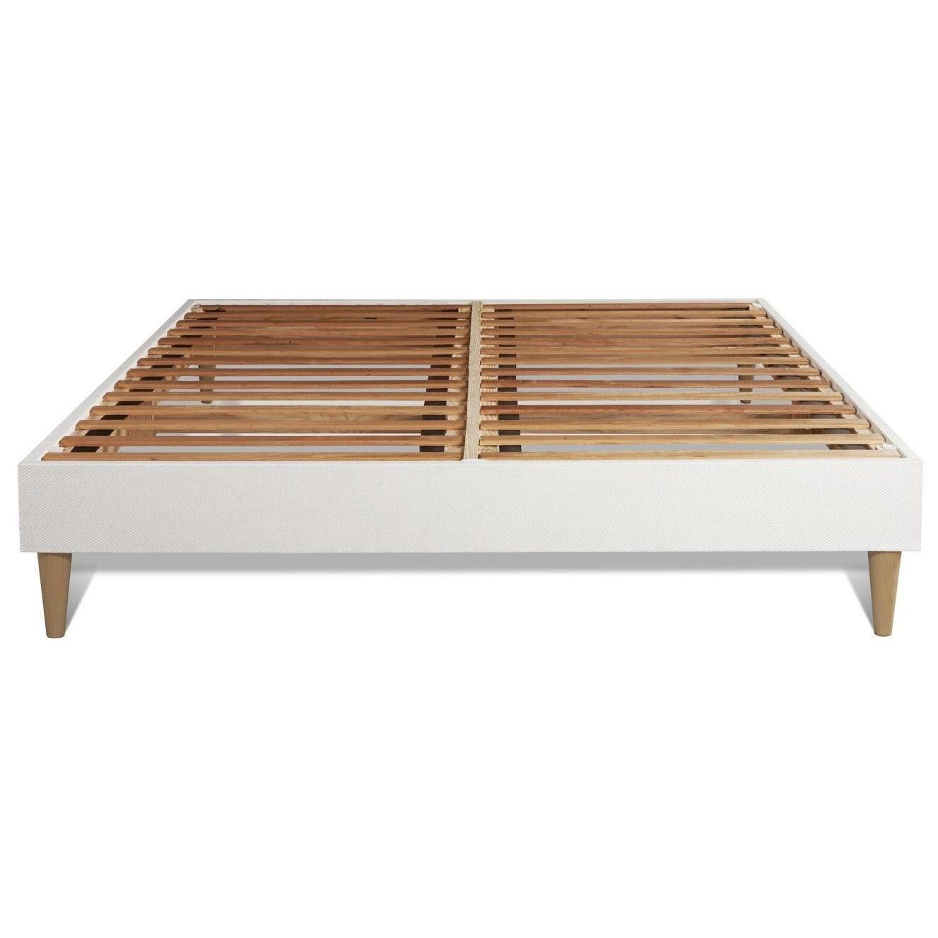 Ensemble 180x200 Matelas Active + Sommier Kit Blanc - 7