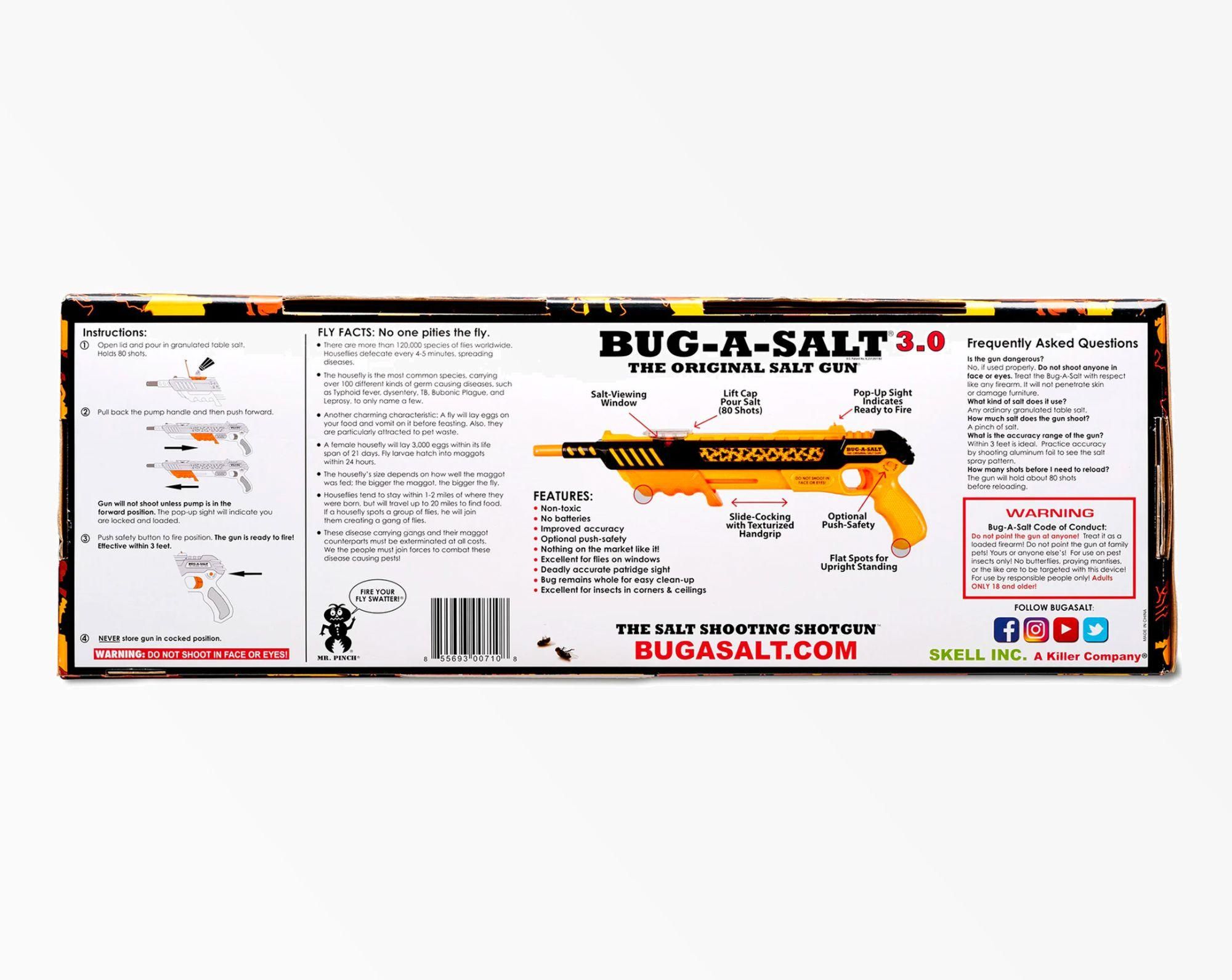 Bug-A-Salt 3.0 BugBuster Orange Crush - pistolet anti-mouches - 6