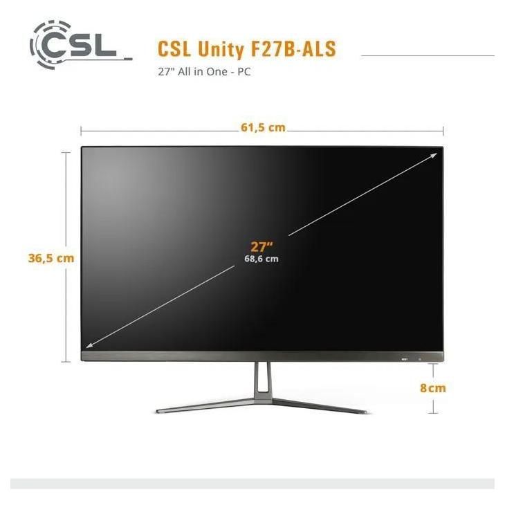 PC tout-en-un CSL Unity F27B-ALS / 512 Go / 16 Go RAM / Win 11 Famille - 2