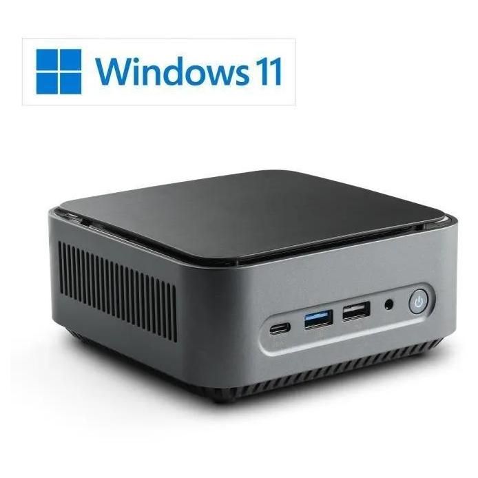 Mini-PC CSL Narrow Box Premium - 16Go - 1000 Go M.2 SSD - Win11
