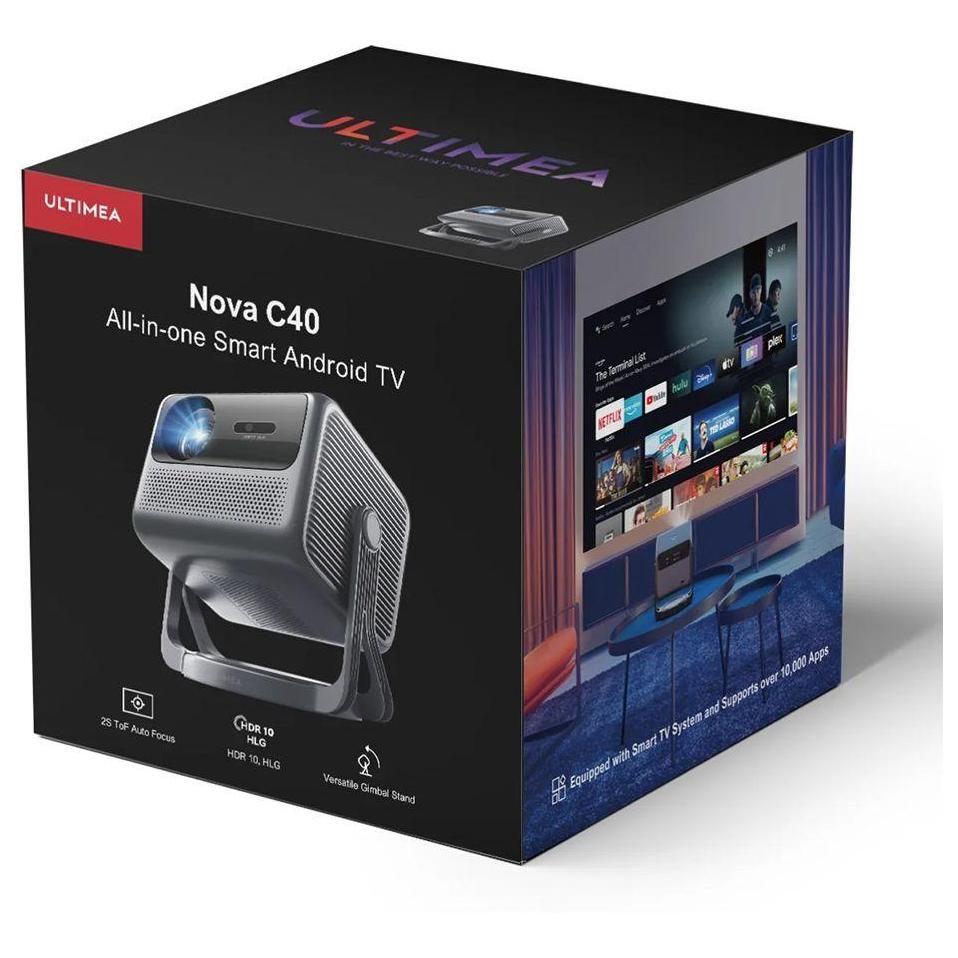 Projecteur ULTIMEA Nova C40 avec support  cardan, 600 ANSI, dcodage 4K, 1... - 5