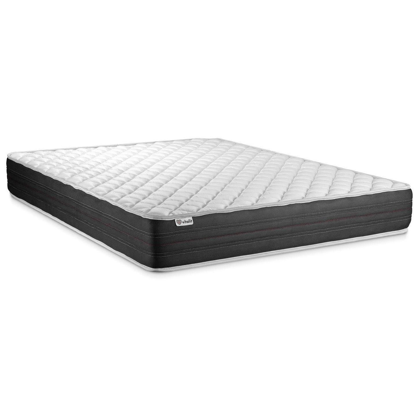 Pack Prt A Dormir Vitalmemo One 180 X 200 Cm Sommier Kit Noir - 3